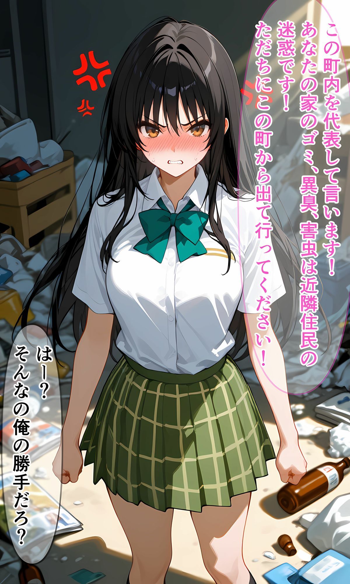 ゴミ屋敷を注意しにきた唯ちゃんの末路 サンプル画像1