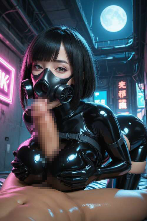 サイバーパンクな世界 サンプル画像4