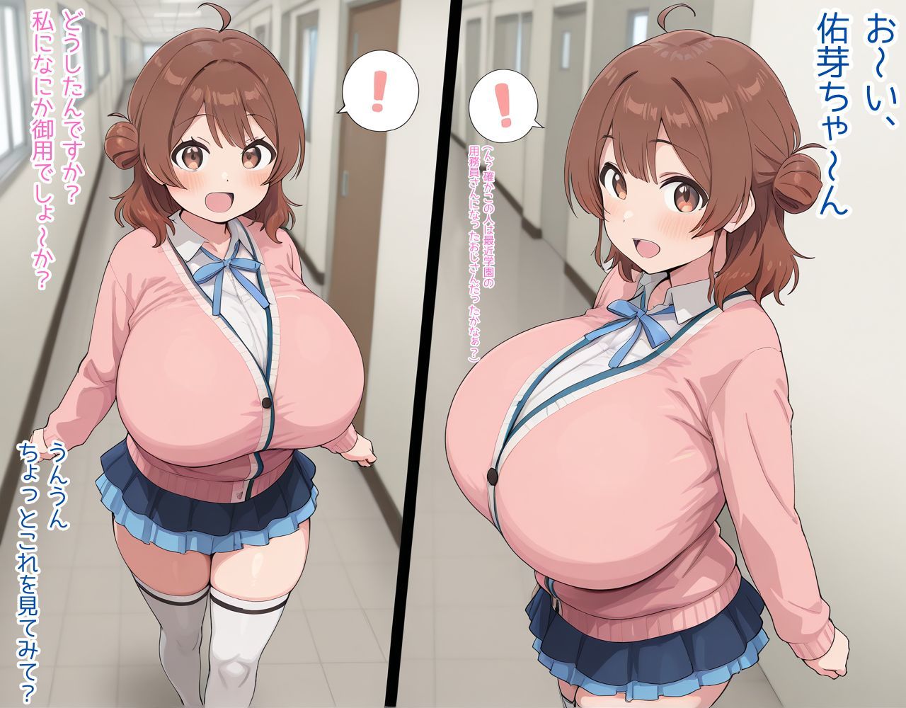 サイミンアプリでおじさんをプロデューサーと誤認しちゃう花海ウメちゃん サンプル画像3