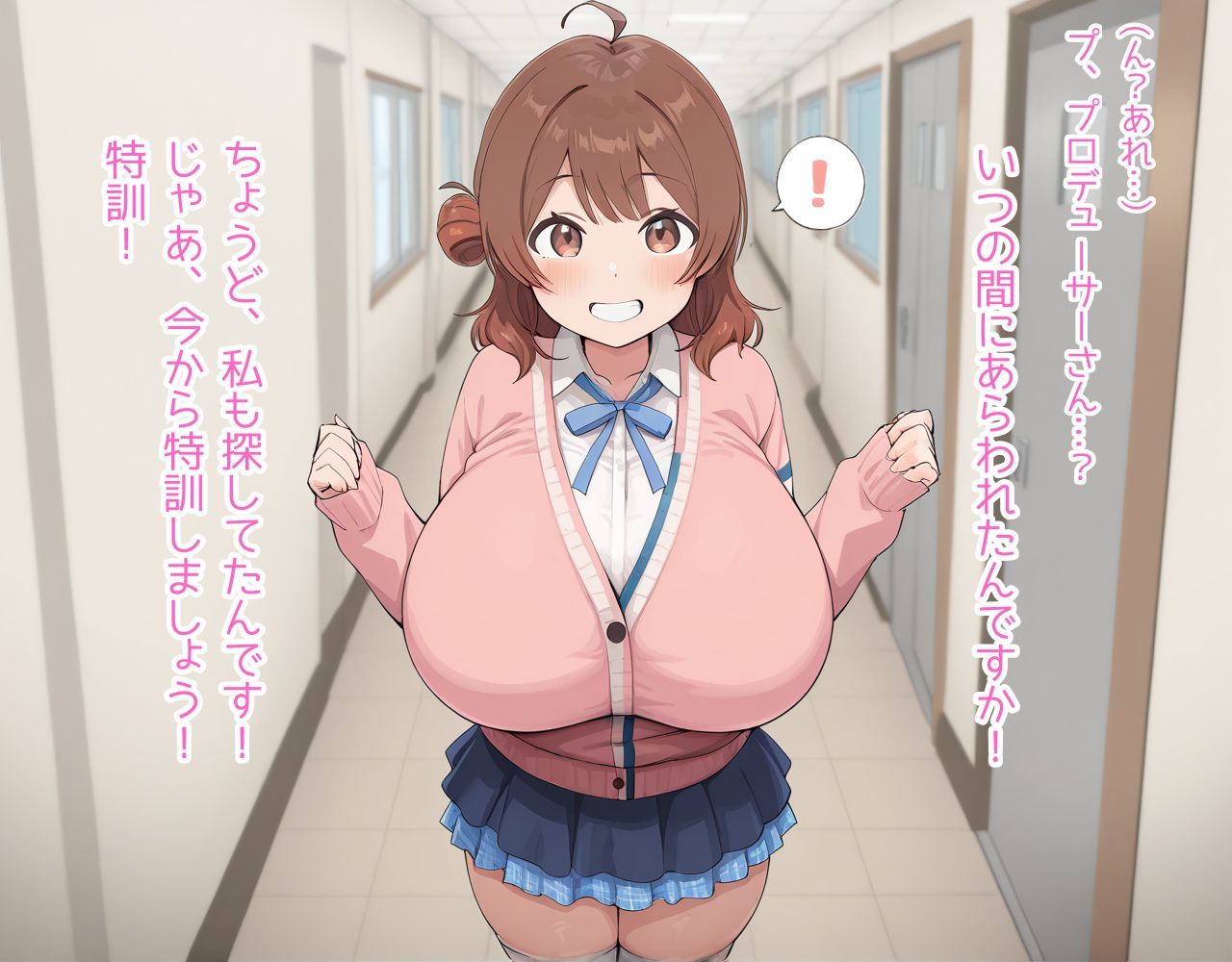 サイミンアプリでおじさんをプロデューサーと誤認しちゃう花海ウメちゃん サンプル画像6