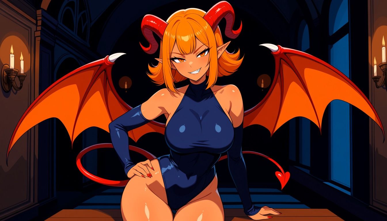 サキュバスの夜遊戯 サンプル画像4