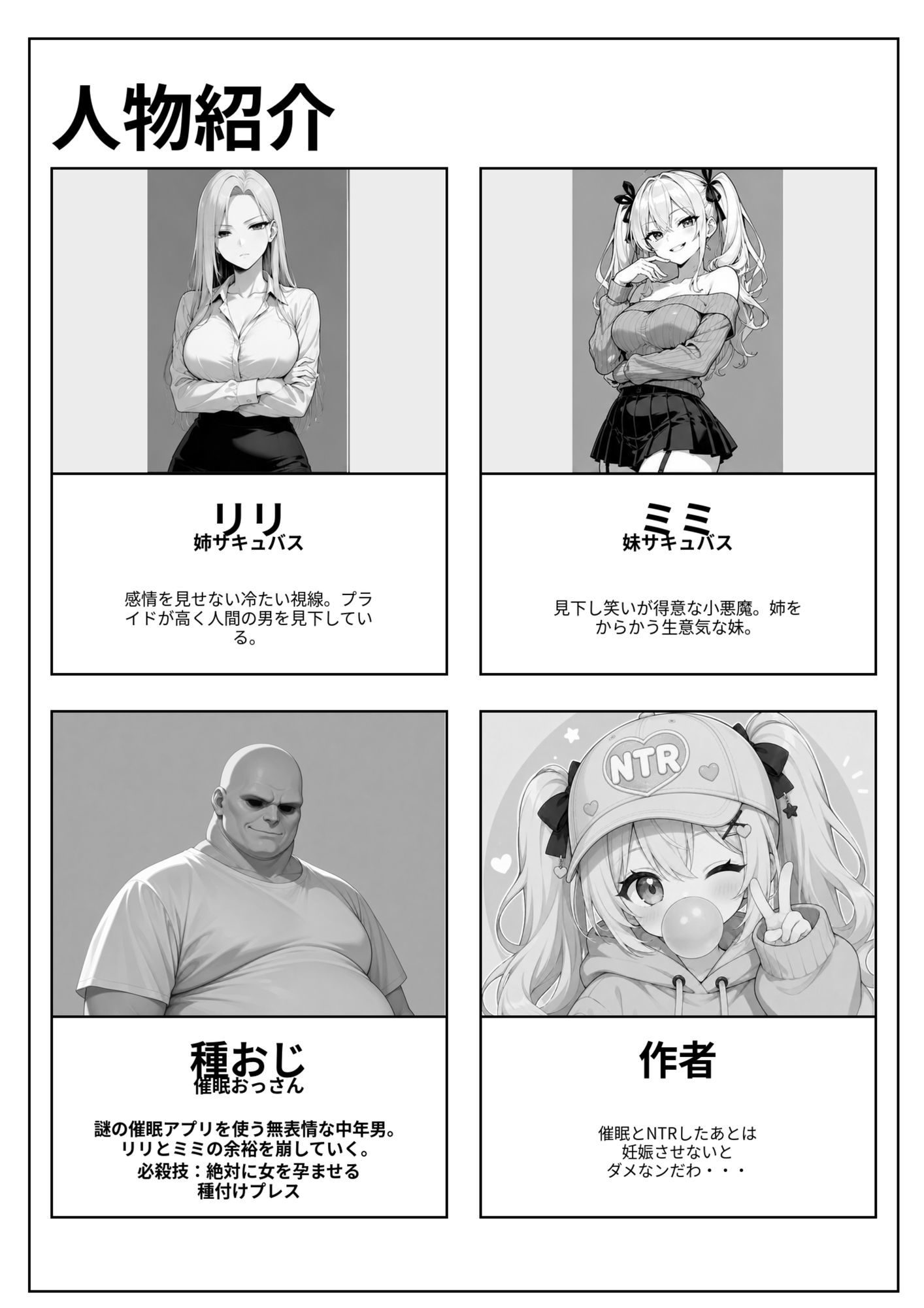 サキュバスは催●おっさんに逆らえない！ サンプル画像1