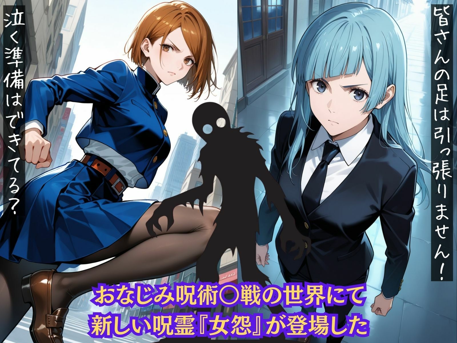 ザコだと舐めてた女嫌い呪霊に、次々とわからせられちゃうヒロインたち  呪術〇戦  編 サンプル画像1