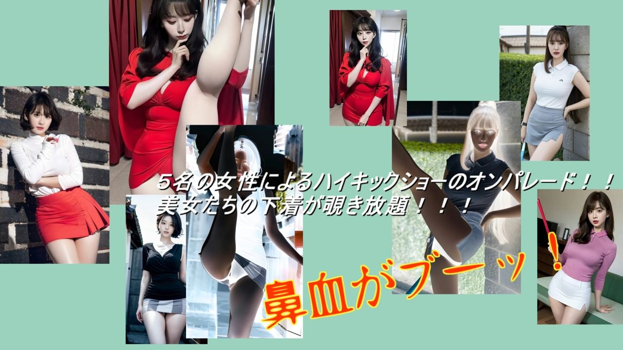 ザ・パンチラハイキック サンプル画像1