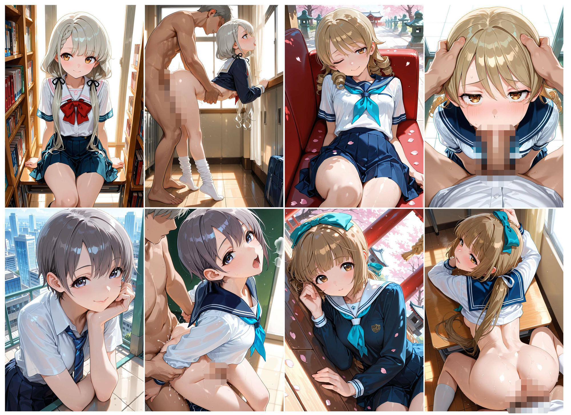 シンデレラアイドルとエッチする話 制服編 サンプル画像2