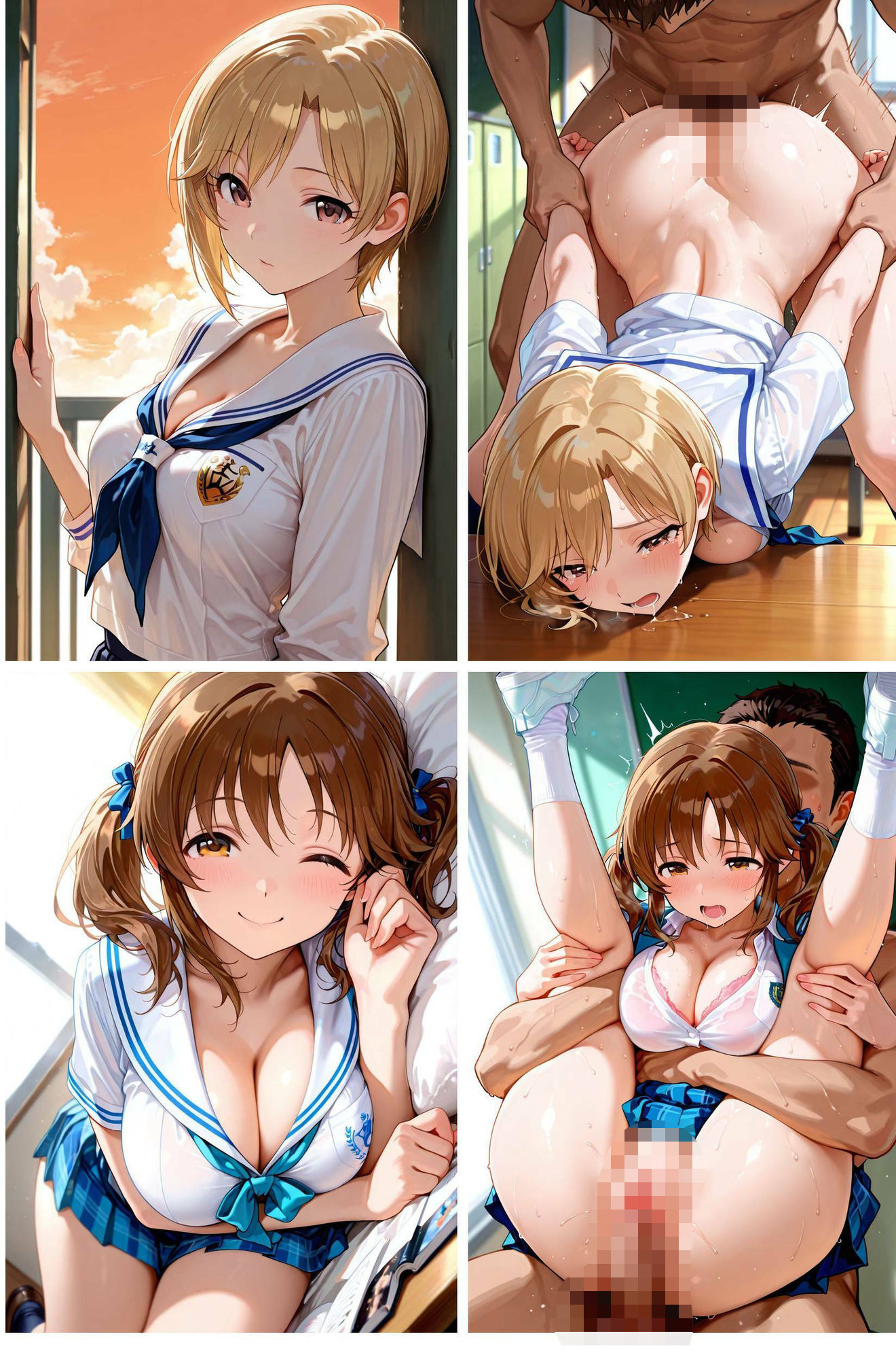 シンデレラアイドルとエッチする話 制服編 サンプル画像8