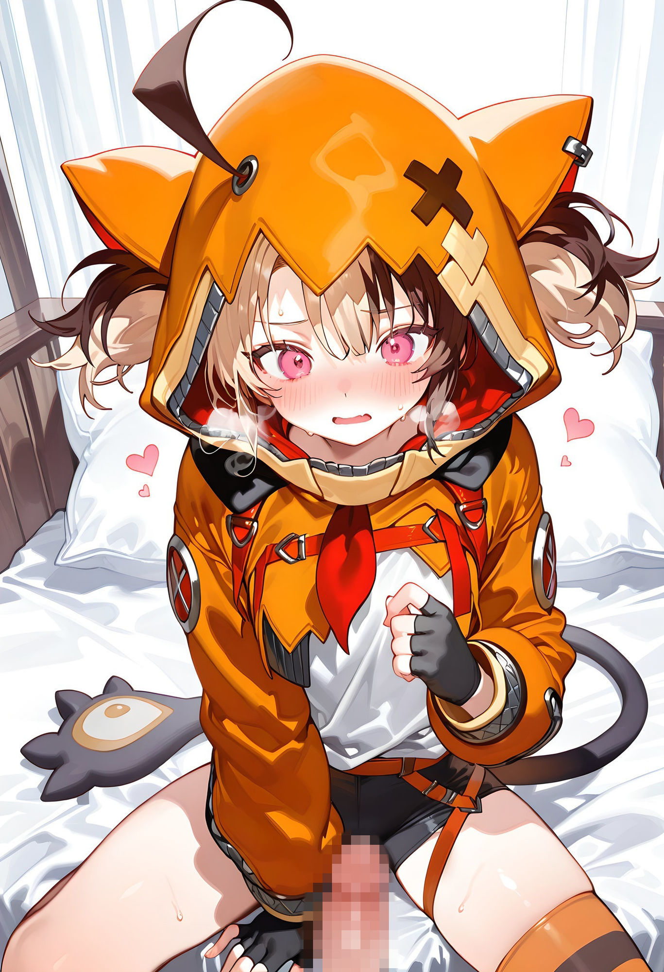 ジジ・ム◯ンとラブラブえっち サンプル画像1