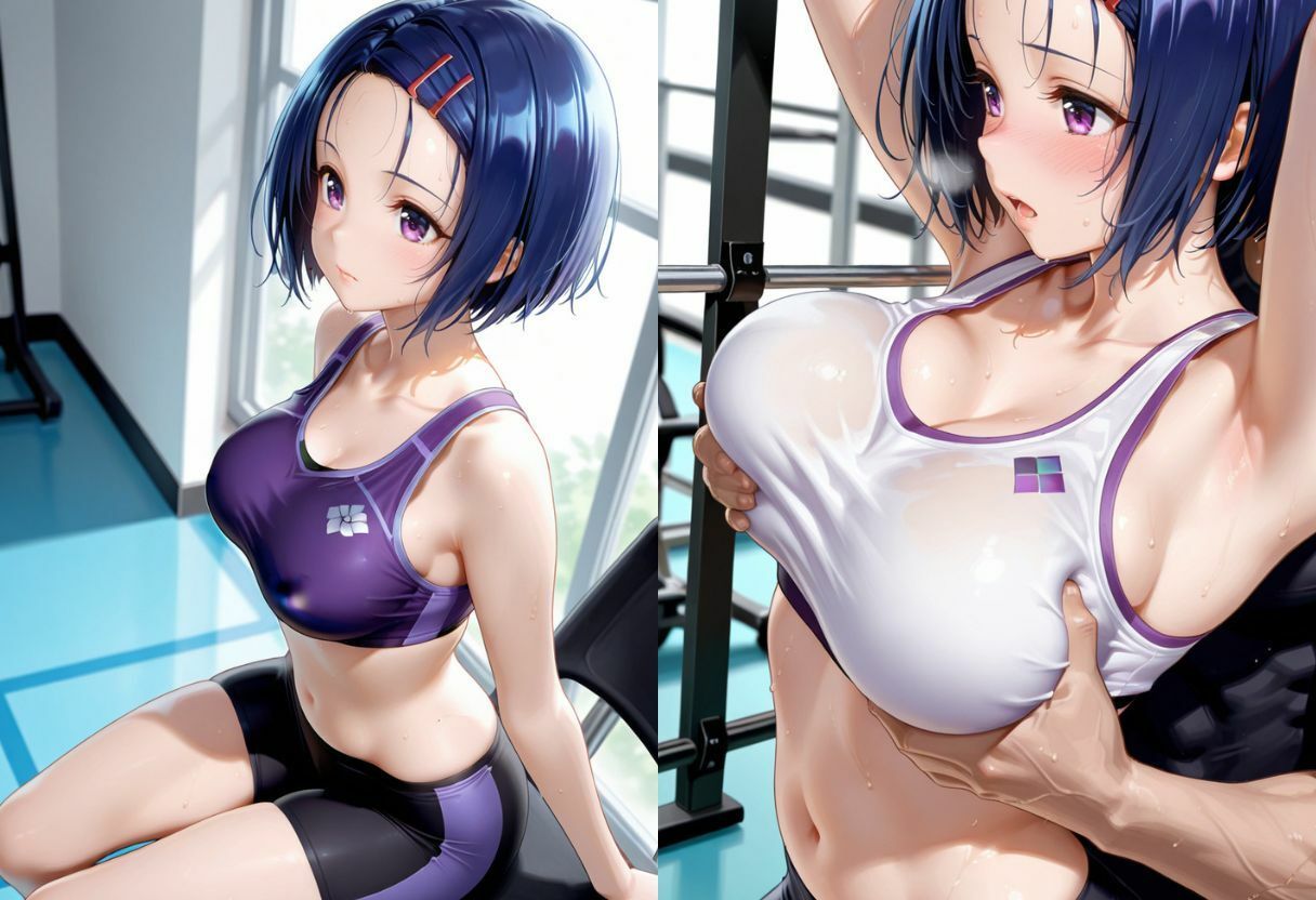ジムでナンパした巨乳美女と汗だく宅飲みセックス サンプル画像7