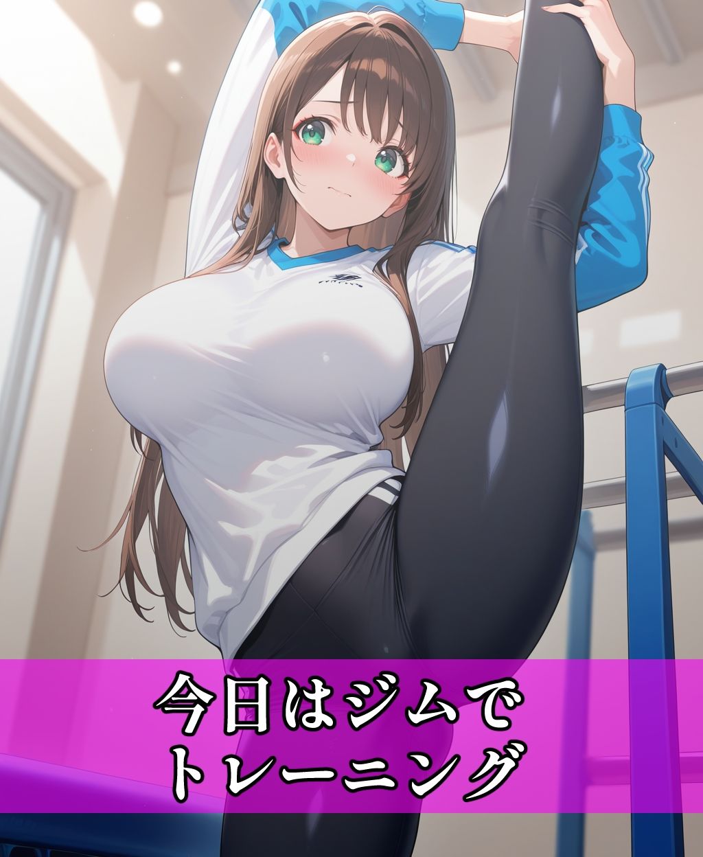 ジムオナニーがばれた美人OLはトレーナーとはめまくる話 サンプル画像2