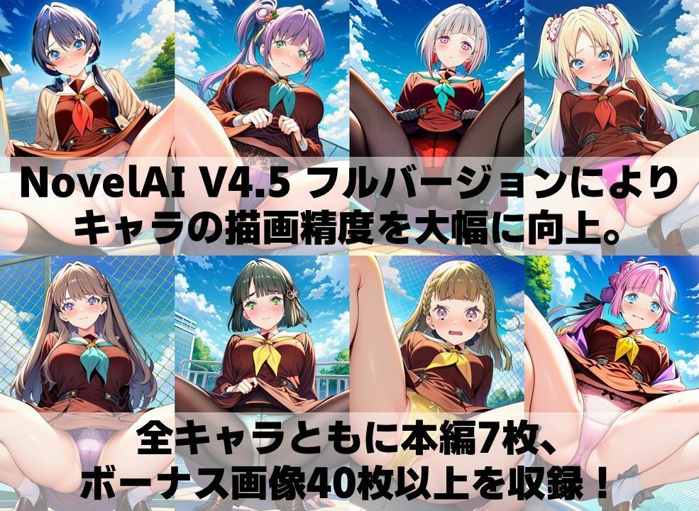 スクールアイドル下着チェックV4.5【女学院編・part1】 サンプル画像4