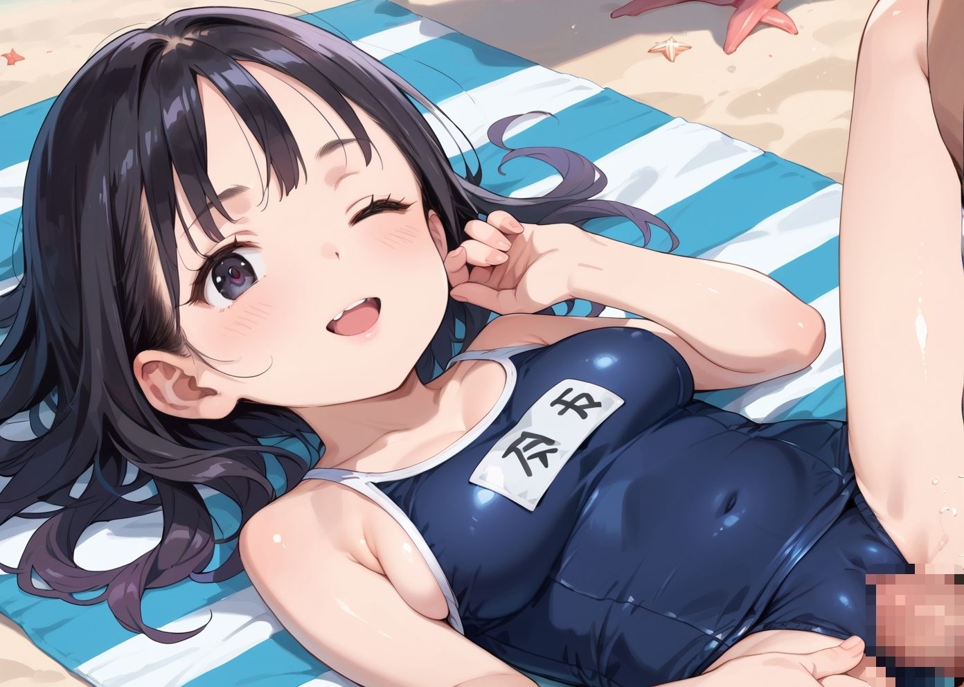 スク水えちえち委員長。CG画像集1 サンプル画像2