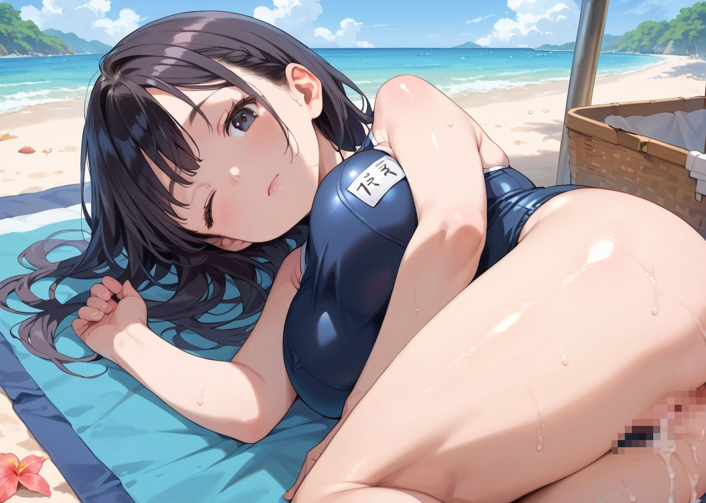 スク水えちえち委員長。CG画像集1 サンプル画像3