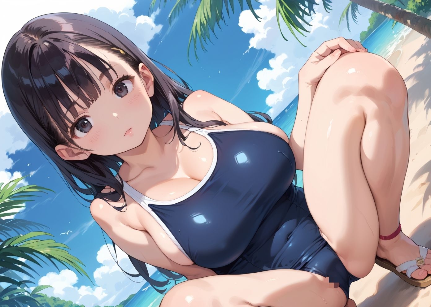 スク水えちえち委員長。CG画像集4 サンプル画像1