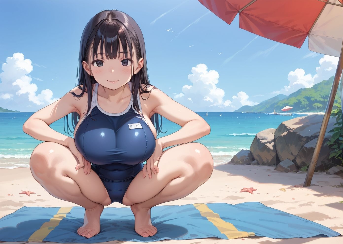 スク水えちえち委員長。CG画像集4 サンプル画像2