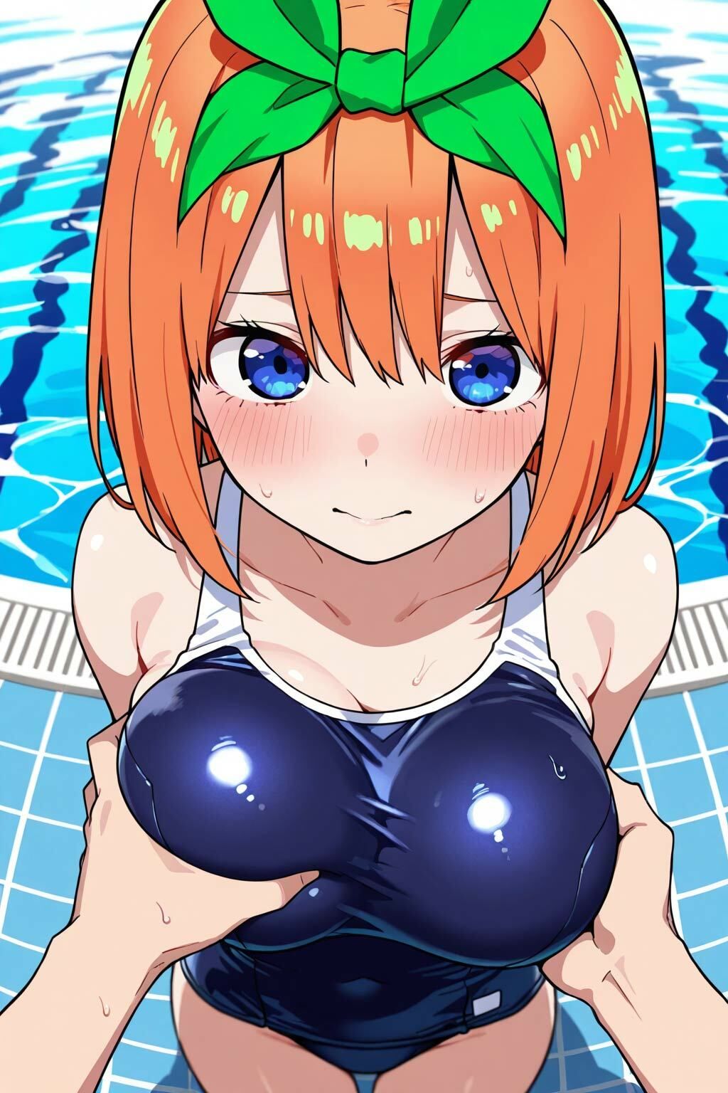 スク水姿の四葉がエロカワ過ぎたので連れ込んで生ハメしました サンプル画像2