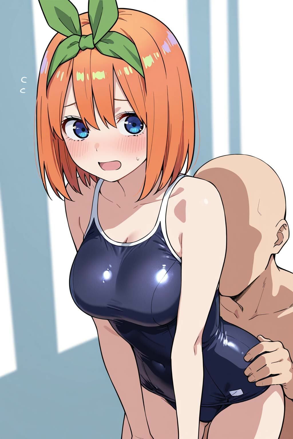 スク水姿の四葉がエロカワ過ぎたので連れ込んで生ハメしました サンプル画像3