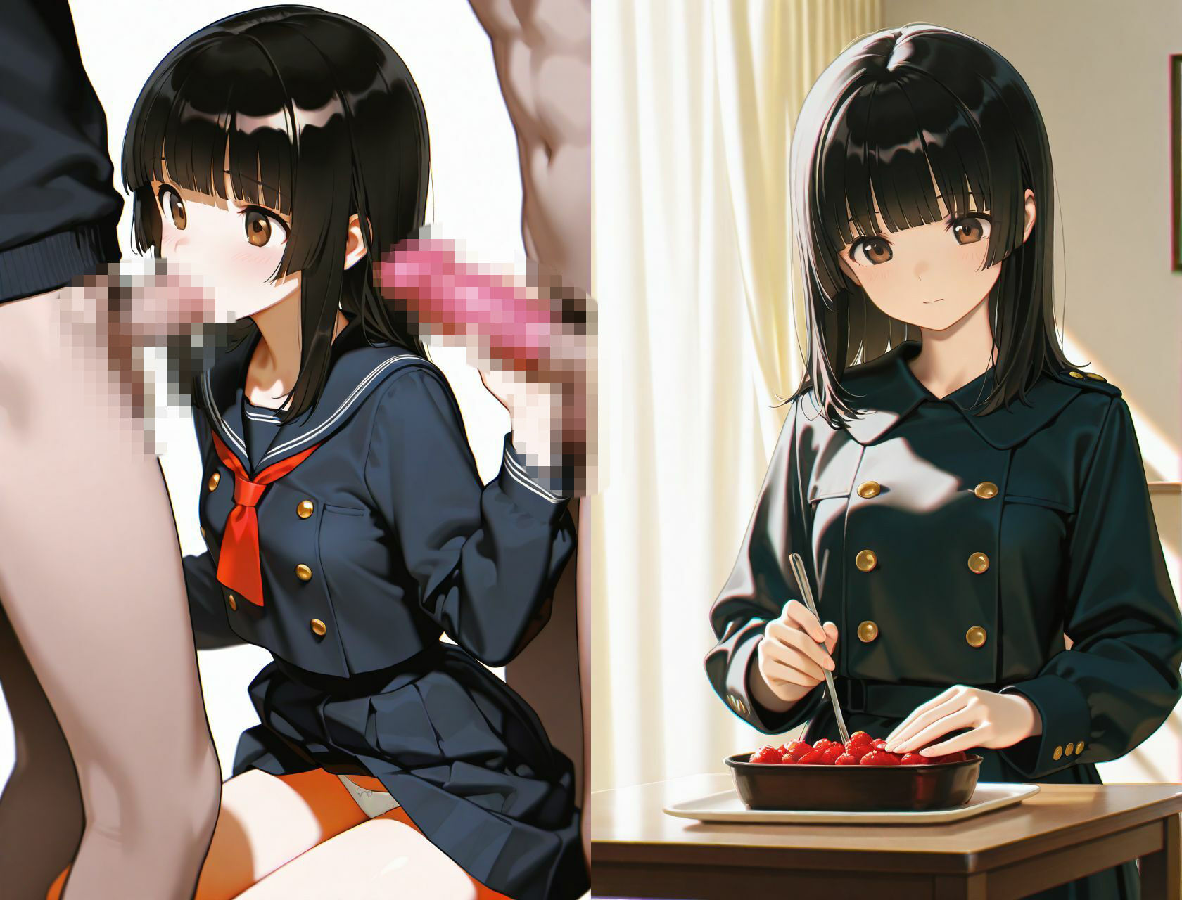 スレンダー女子校生  えちえち乱交パーティー サンプル画像5