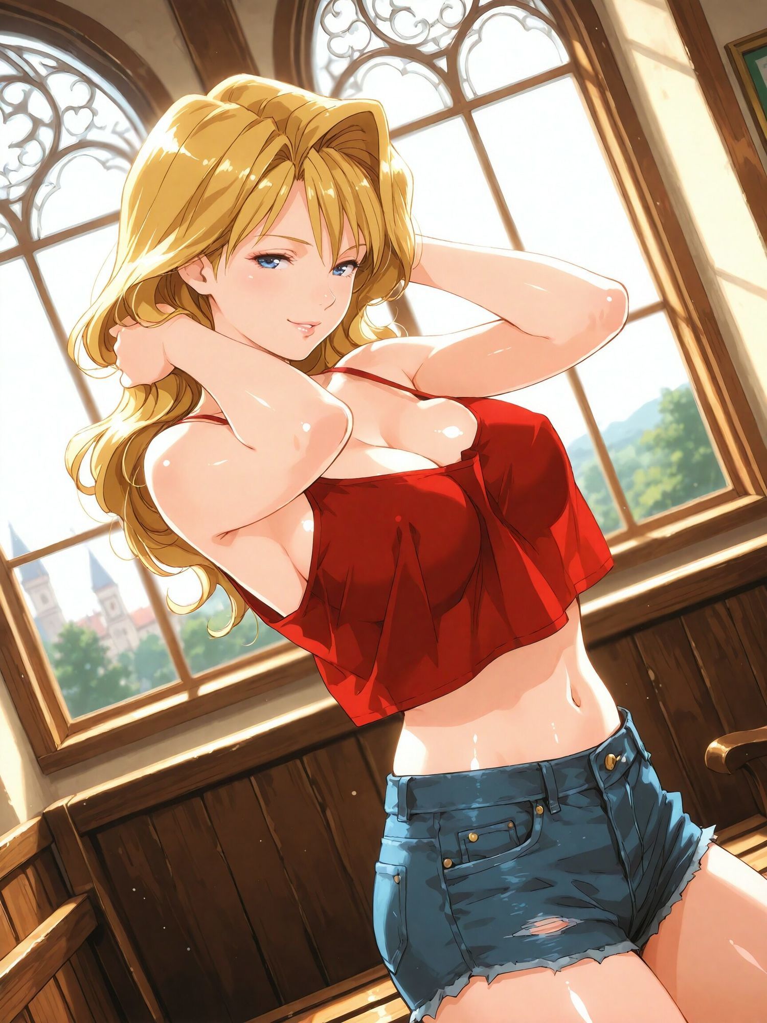 スーパー脱衣麻雀:Re【PVI:クリス・ガ〇ランド編】 サンプル画像1