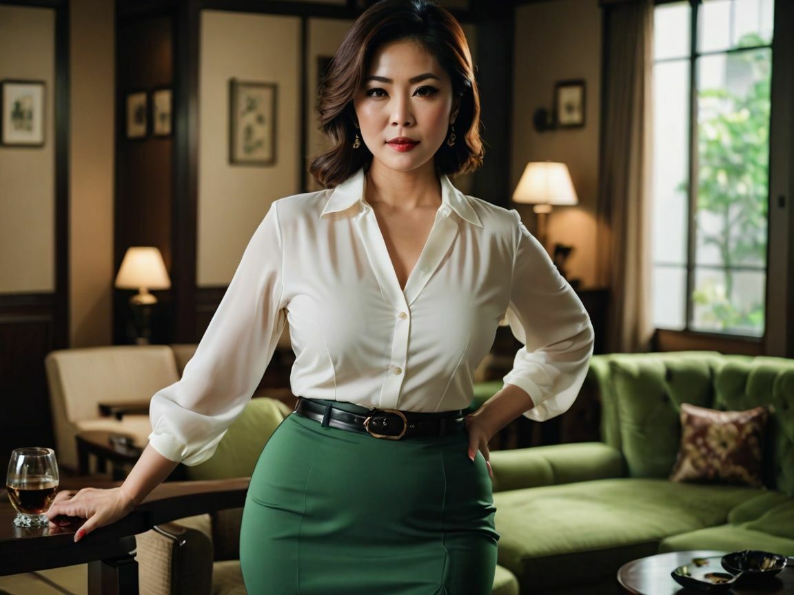 セクシーな親戚のおばさんが遊びに来た サンプル画像2