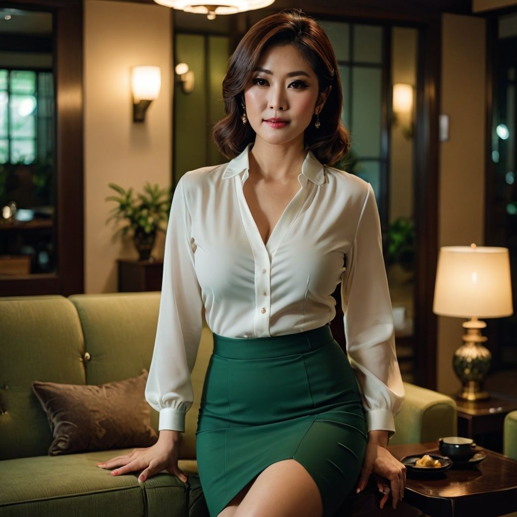 セクシーな親戚のおばさんが遊びに来た サンプル画像3