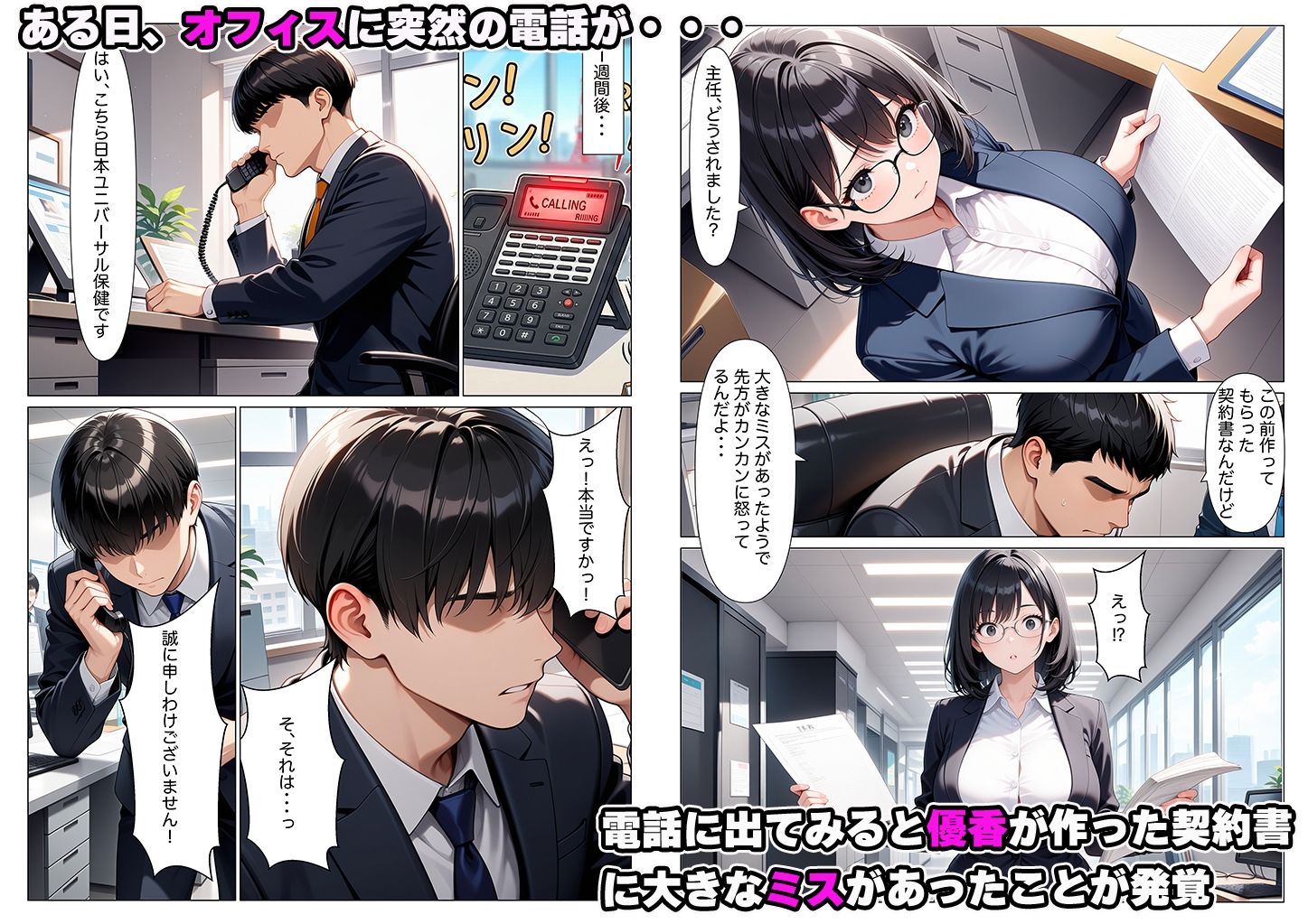 セックスレスで性欲爆発寸前の僕が真面目な新卒社員に射精管理されてしまう話 サンプル画像4