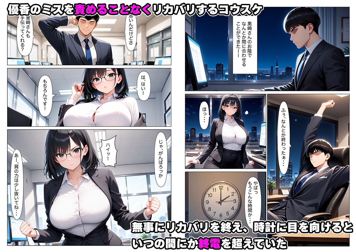 セックスレスで性欲爆発寸前の僕が真面目な新卒社員に射精管理されてしまう話 サンプル画像6