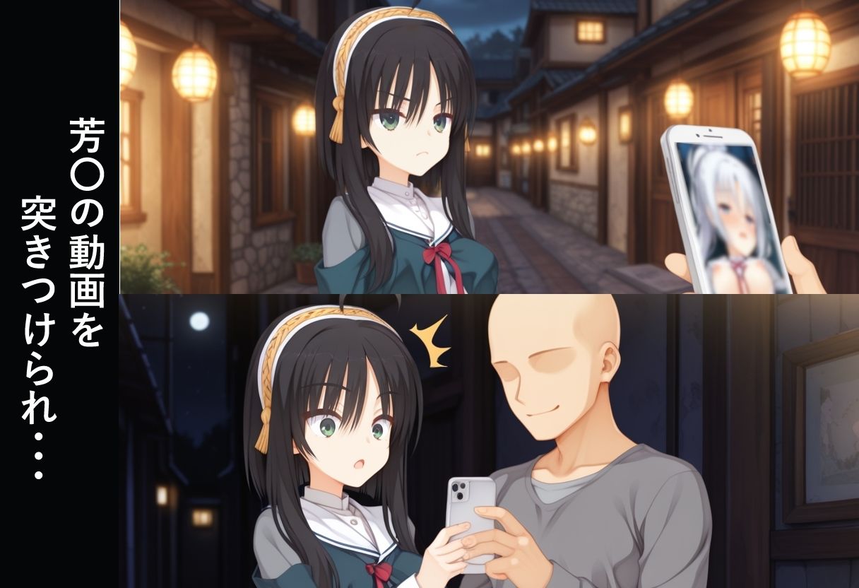 セット【夜道で●われる芳○】＋【脅されて●される茉○】 サンプル画像4