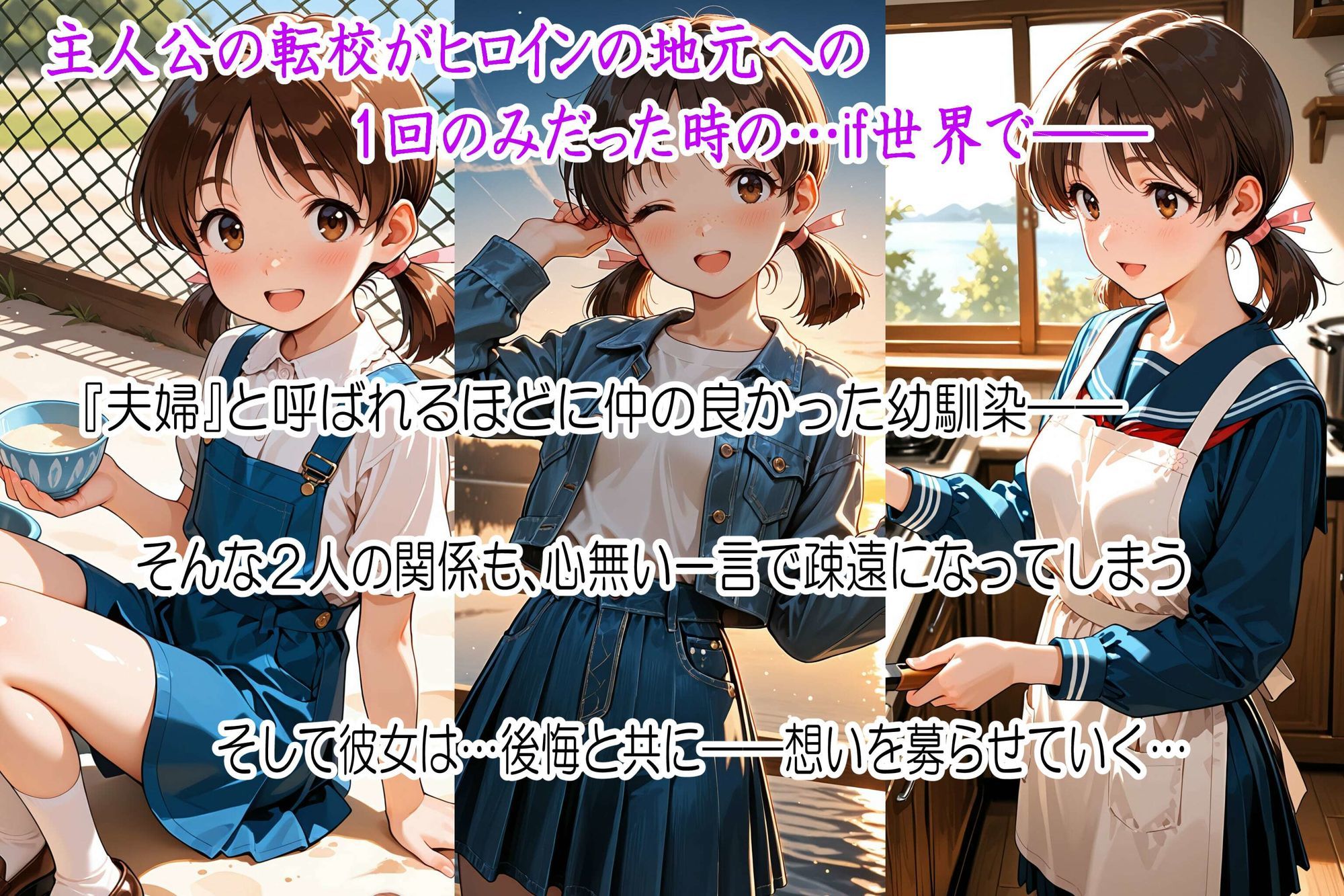 センチ〜if〜1都市1少女物語【安〇妙子:青森ルート】 サンプル画像1