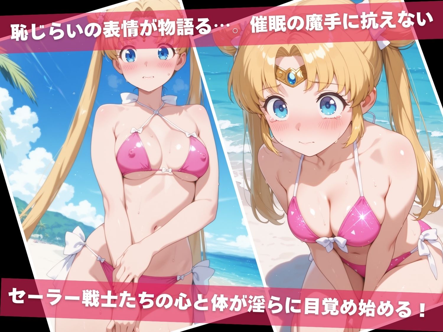 セー●ームーン陥落計画  〜おじさんに操られたセーラー戦士たち〜 サンプル画像2