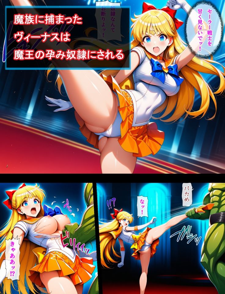 セーラー戦士リメイク  ヴィーナス凌●  妊娠＆出産＆機械姦 サンプル画像2