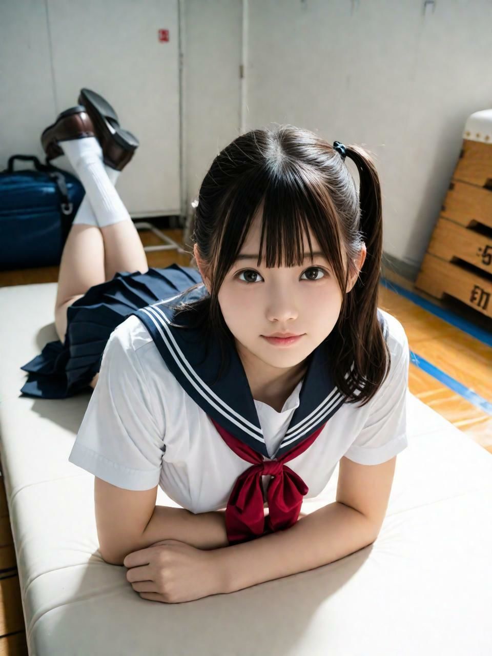 セーラー服えっち（258枚）【実写系AI超リアルCG集ult】 サンプル画像1