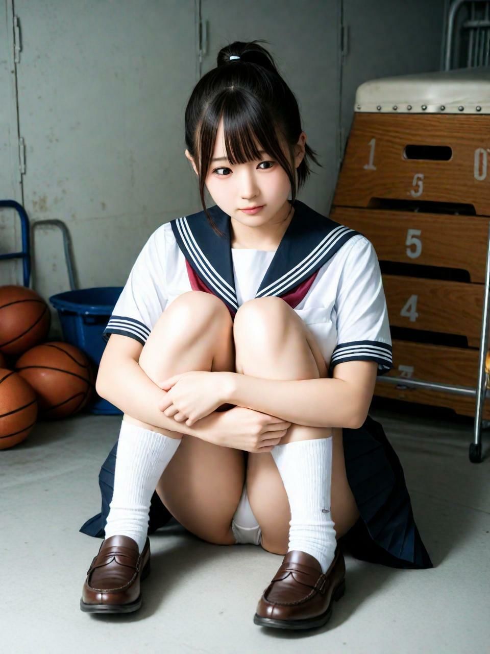 セーラー服えっち（258枚）【実写系AI超リアルCG集ult】 サンプル画像3