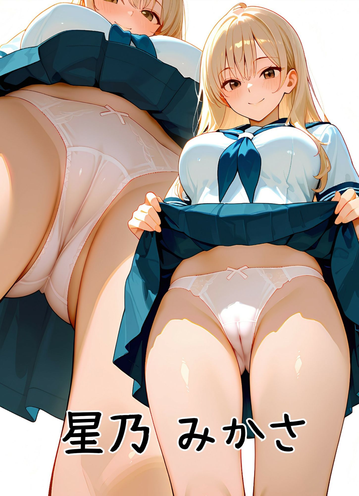 セーラー服とパンティー＆ブラジャー サンプル画像7