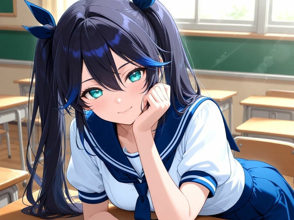 セーラー服美女で、ひとぬきっ サンプル画像1
