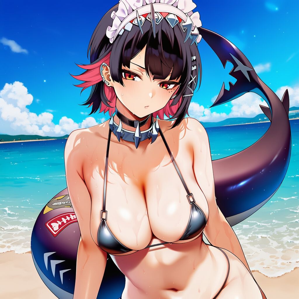 ゼ◯ゼロ エ◯ン 水着グラビア イラスト集 サンプル画像2