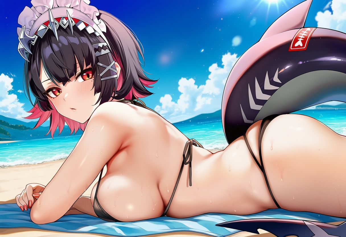 ゼ◯ゼロ エ◯ン 水着グラビア イラスト集 サンプル画像4