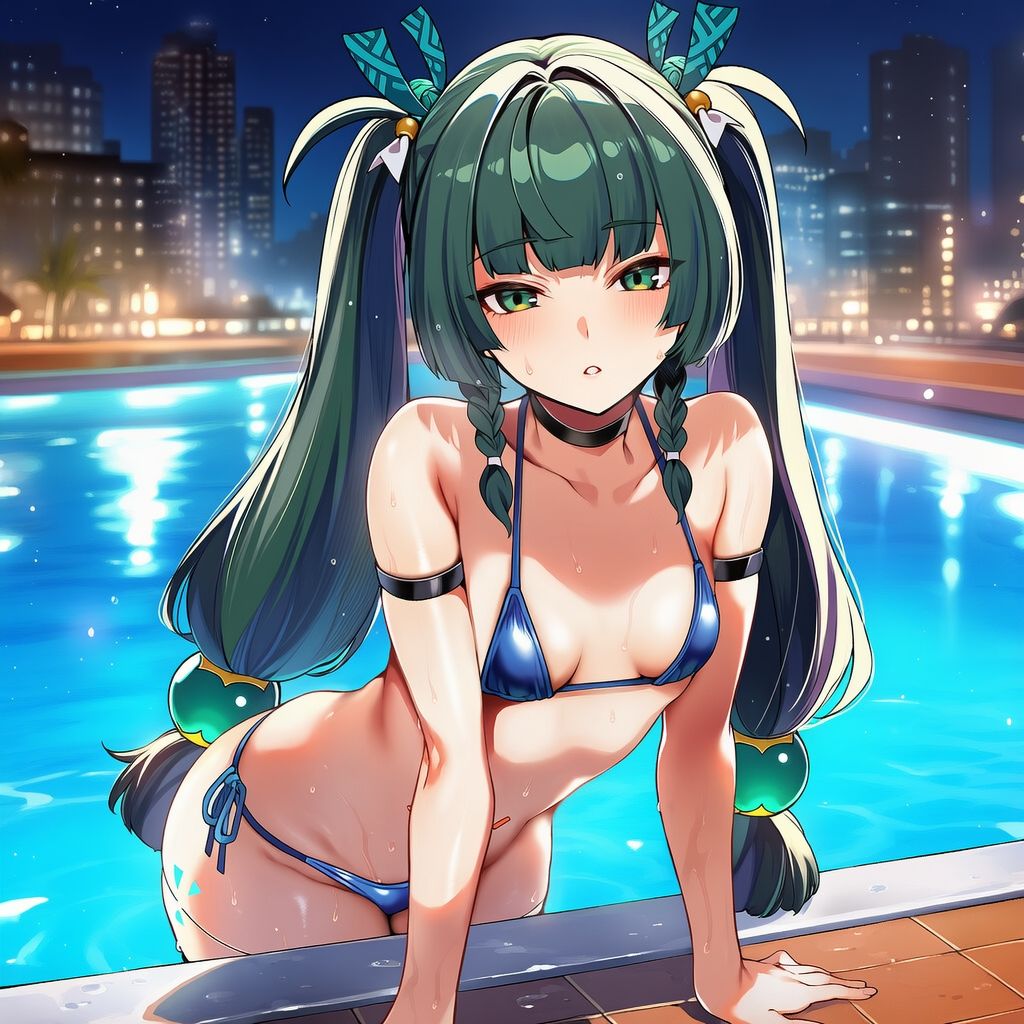 ゼ◯ゼロ 青◯ 水着グラビア イラスト集 サンプル画像2