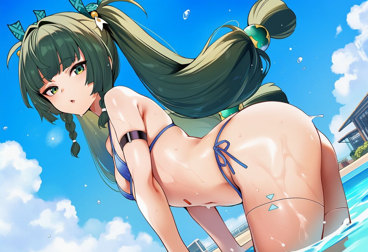 ゼ◯ゼロ 青◯ 水着グラビア イラスト集 サンプル画像3