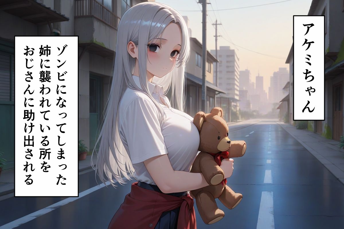 ゾンビによって崩壊した世界で中年おじさんが少女と生き残る サンプル画像8