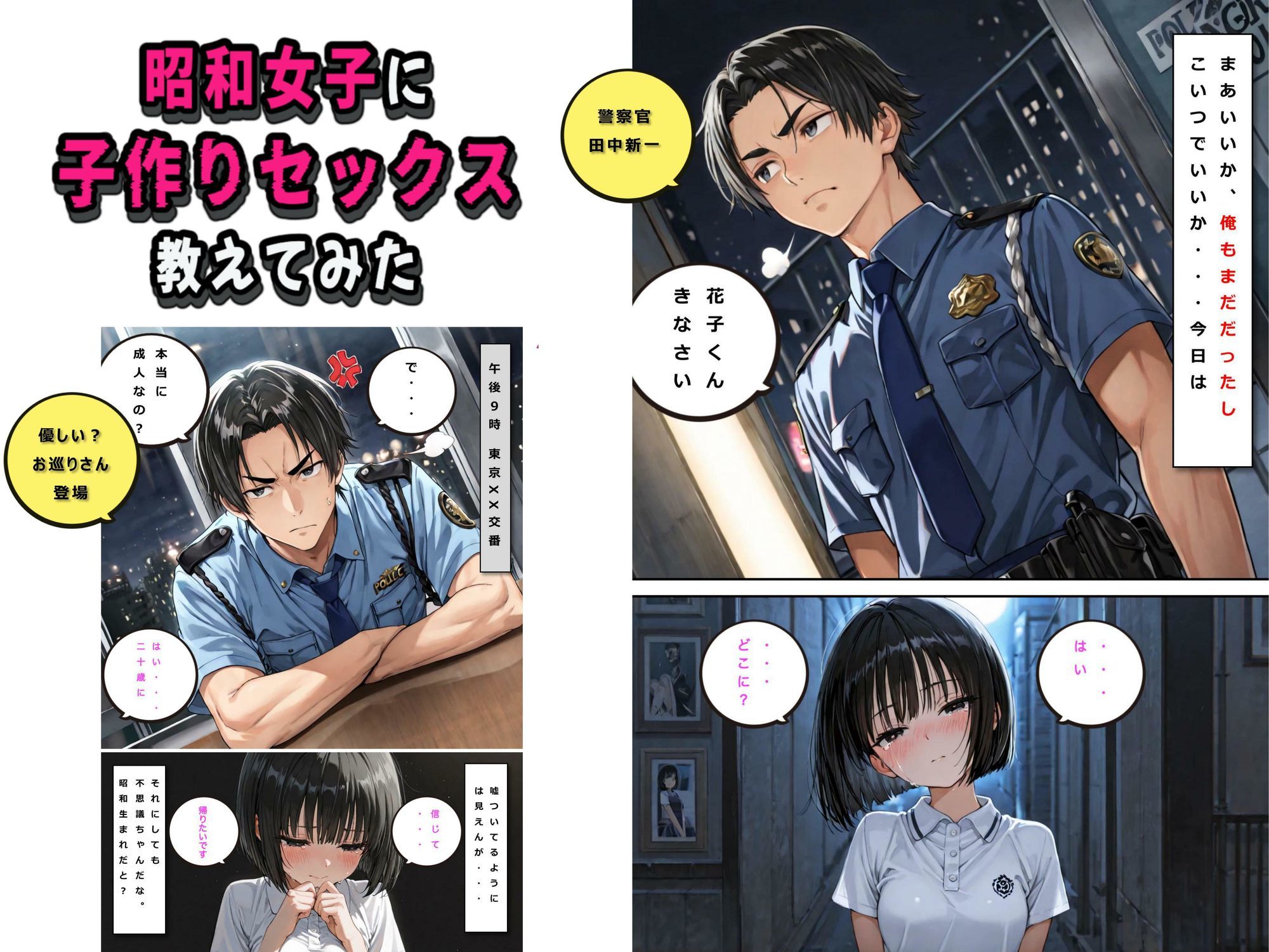 タイムスリップしてきた昭和女子に子作りセックスを教えてみた:昭和女子は妻の祖母？ サンプル画像4