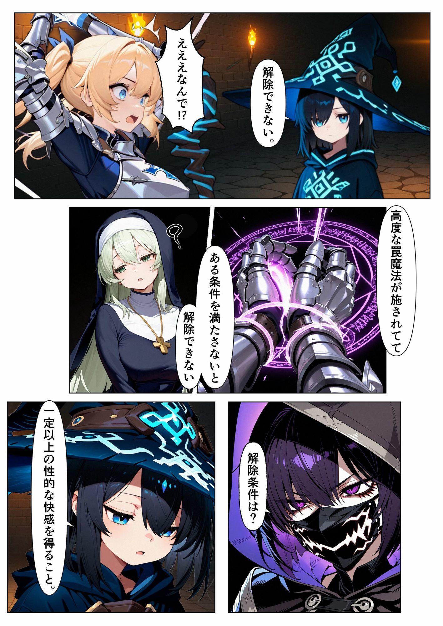 ダンジョンの罠は快楽でしか解除できないッ！？〜パシリの俺と格上女だけのパーティ〜 Trap.1 サンプル画像3