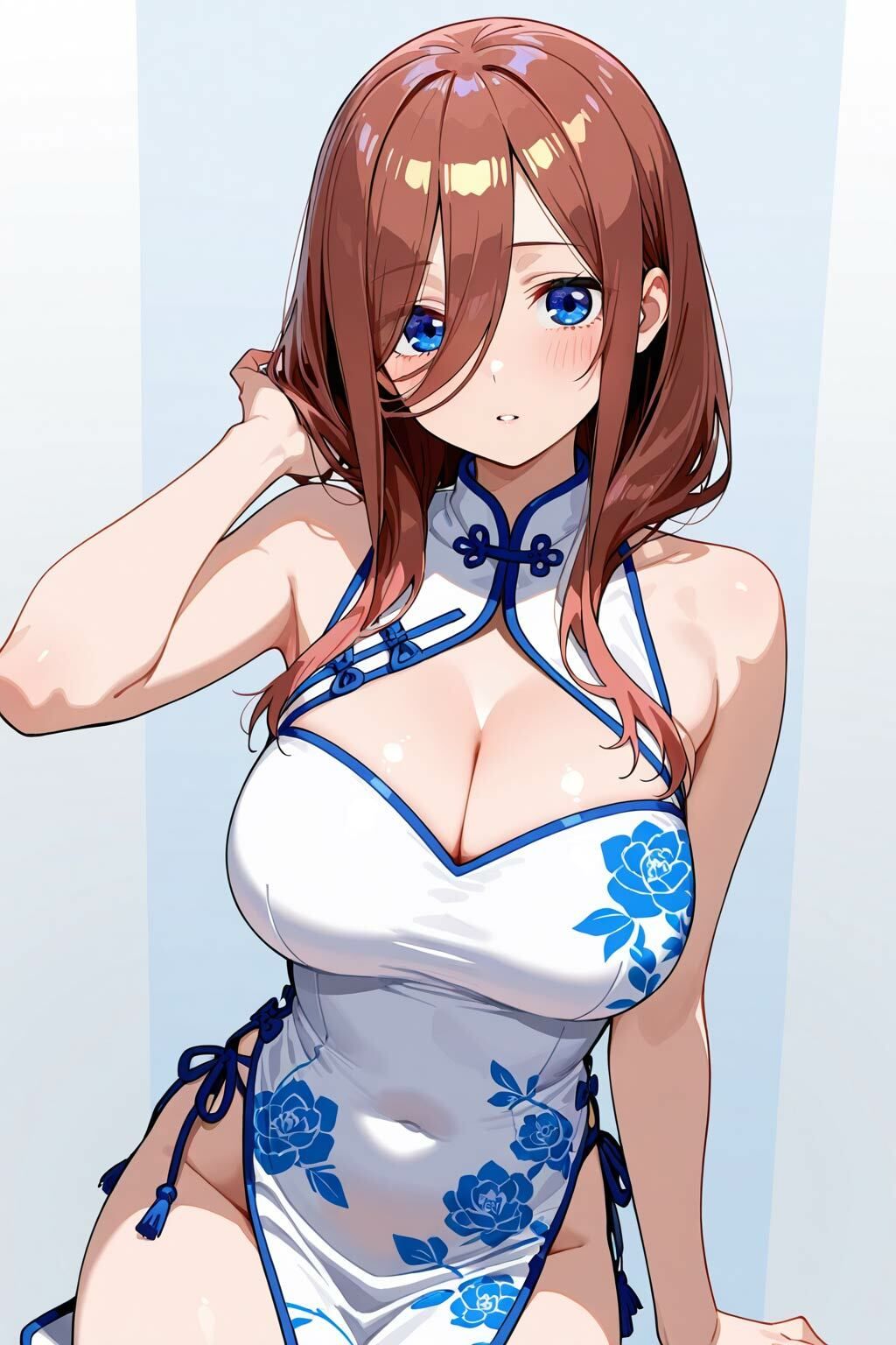 チャイナ姿の三玖が可愛すぎたので押し倒して朝までエッチしました サンプル画像1