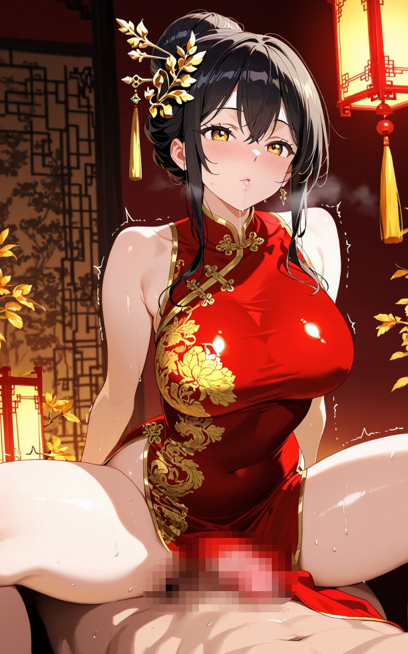 チャイナ服のあの子に中出ししてみた サンプル画像8