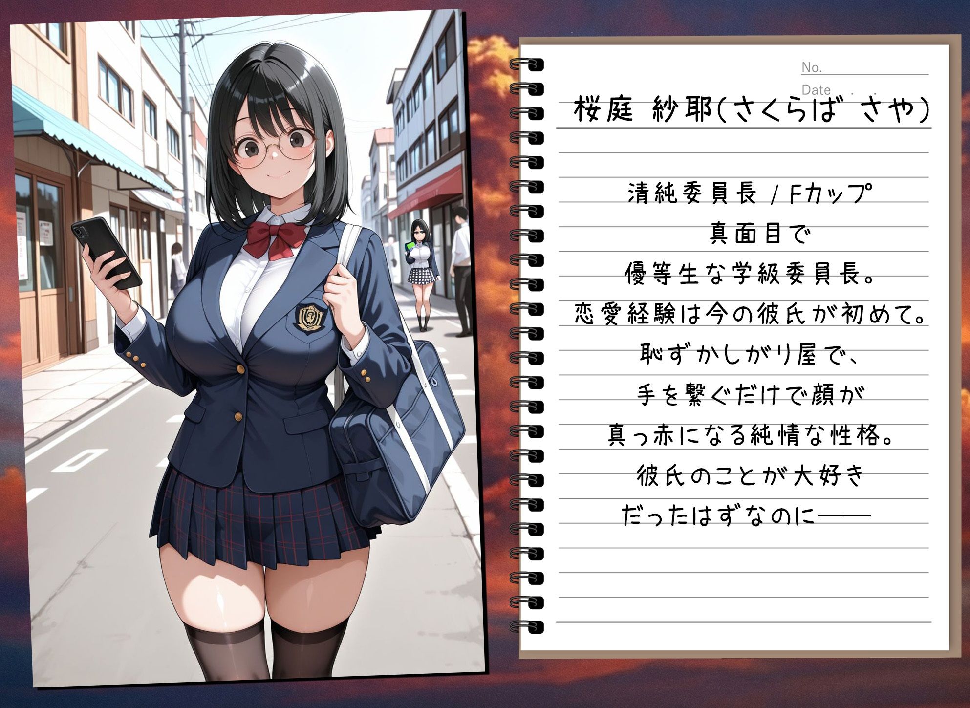 チャラ男の巨根で清純カノジョが壊れた話 サンプル画像1