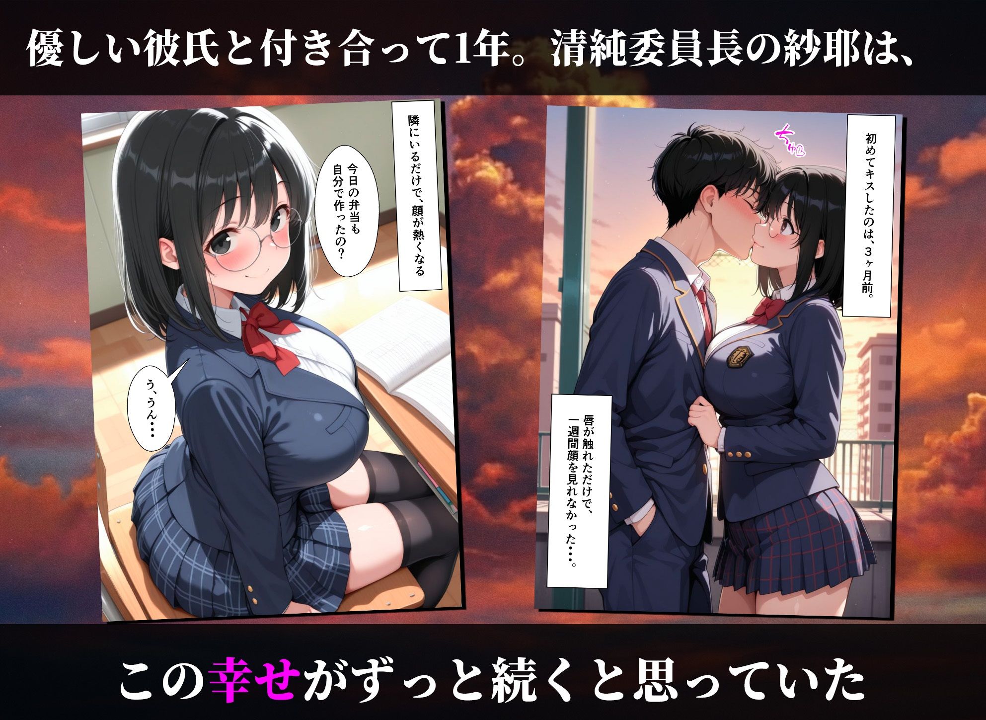 チャラ男の巨根で清純カノジョが壊れた話 サンプル画像4