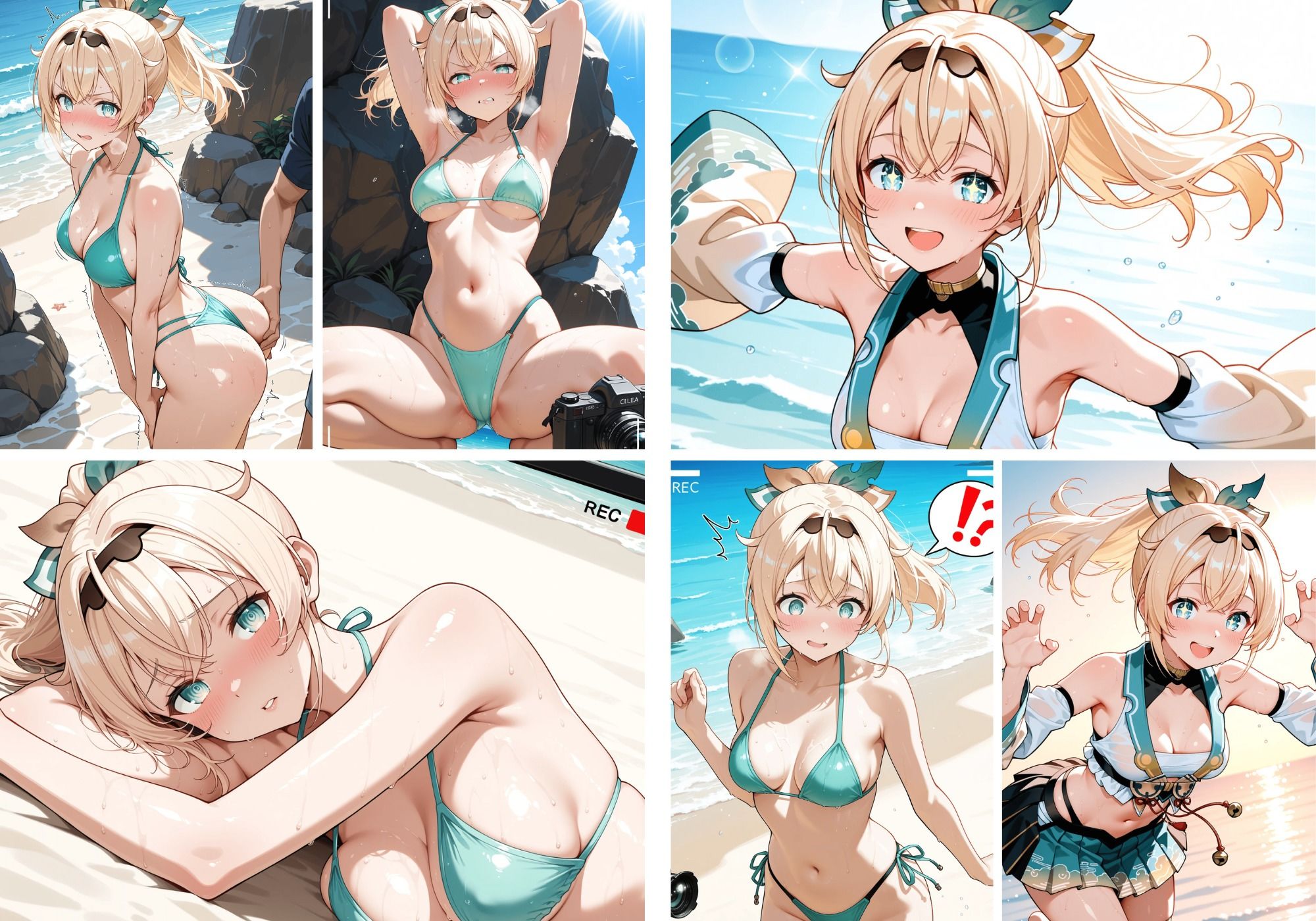 チャラ男グループに連れていかれた風真い〇は サンプル画像1