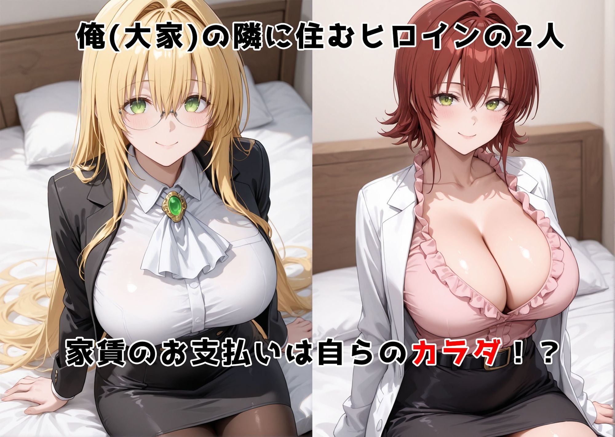 チン体奉仕契約〜大家への家賃は私達のカラダ〜 ToLOV〇る編 サンプル画像1