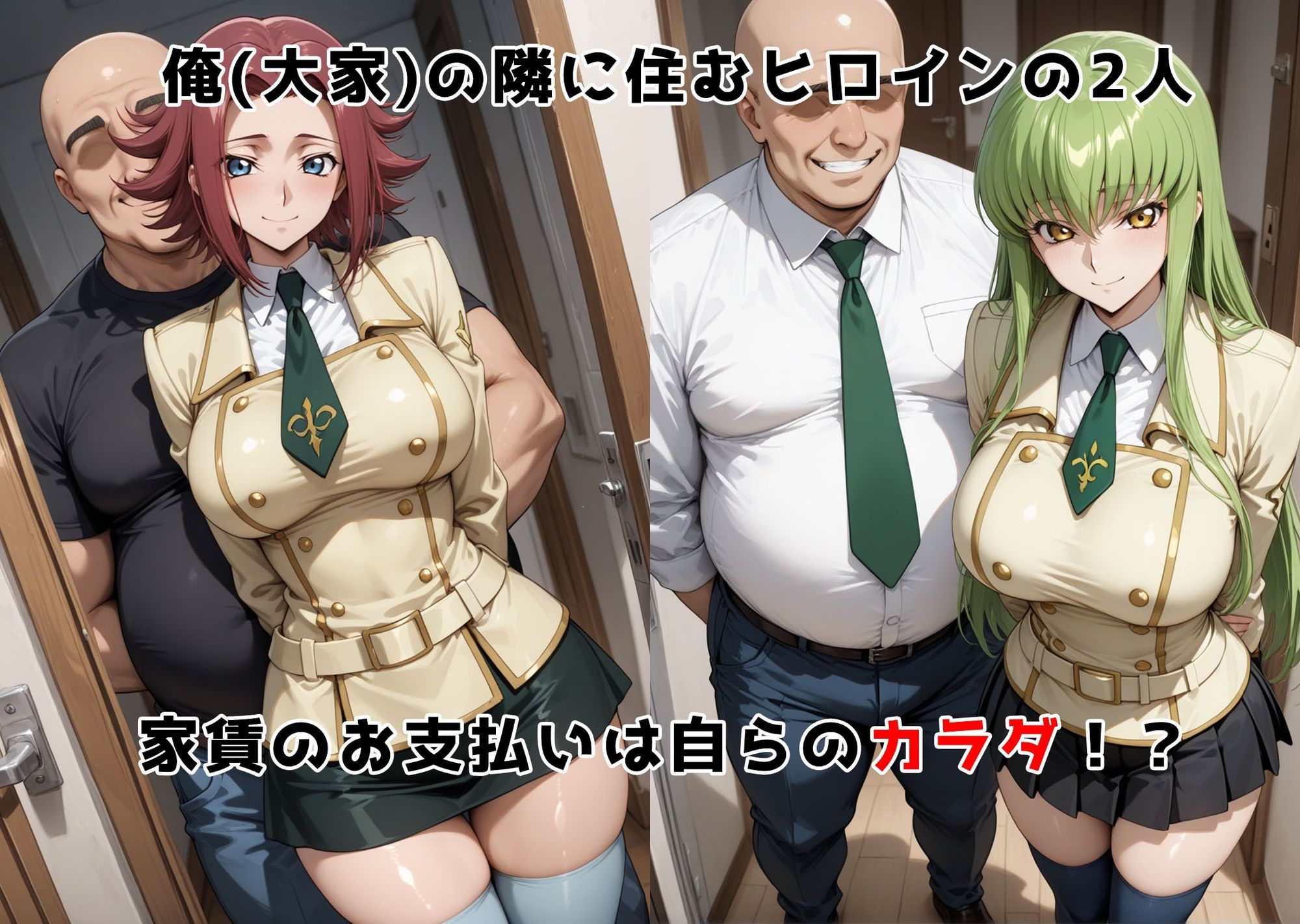 チン体奉仕契約〜大家への家賃は私達のカラダ〜カ〇ン・C.〇. サンプル画像2