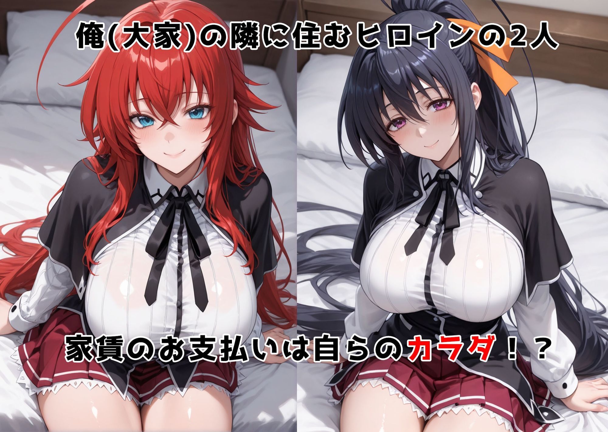 チン体奉仕契約〜大家への家賃は私達のカラダ〜ハ〇スクールD×D サンプル画像1