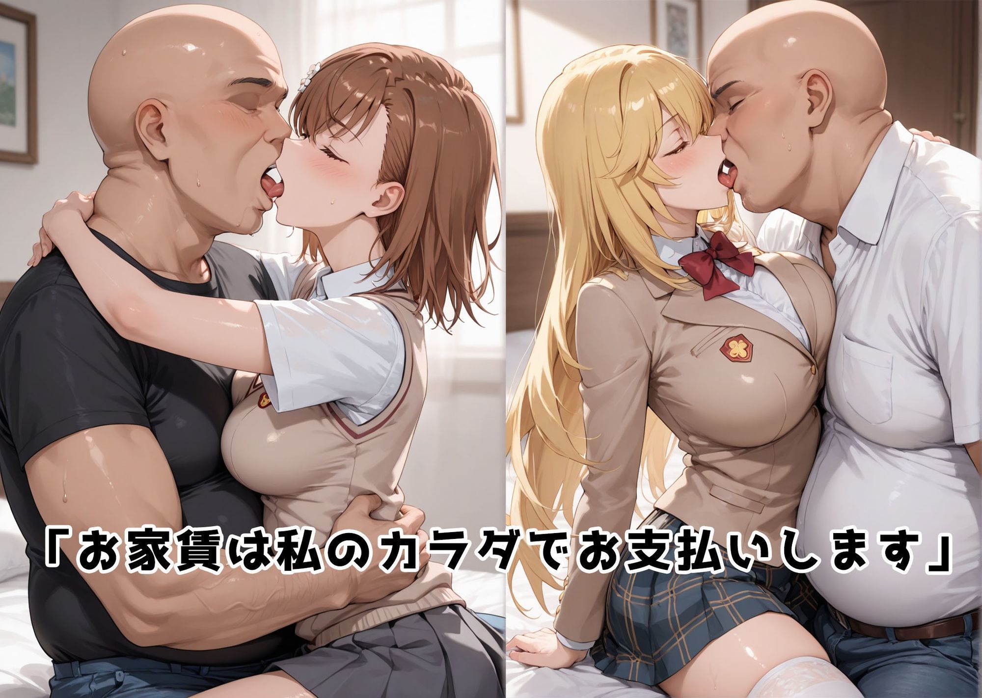 チン体奉仕契約〜大家への家賃は私達のカラダ〜御〇美琴・食〇操祈 サンプル画像3